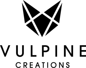 vulpine creations logo black